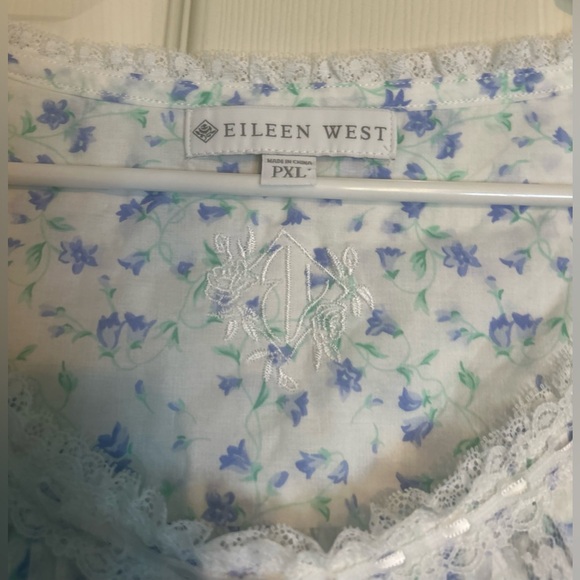 Eileen West moonlight sonata floral maxi nightgown - Picture 4 of 7